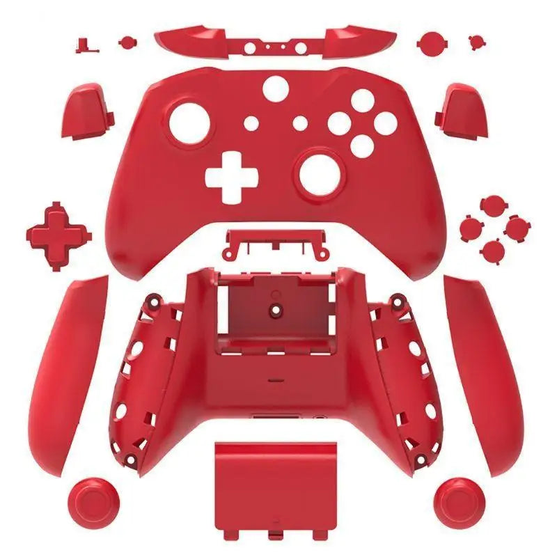 652F 1 Set Housing for Case for Shell Faceplates Cover with Bumpers Trigger ABXY Buttons for XB Controller Zpaxo Red CN