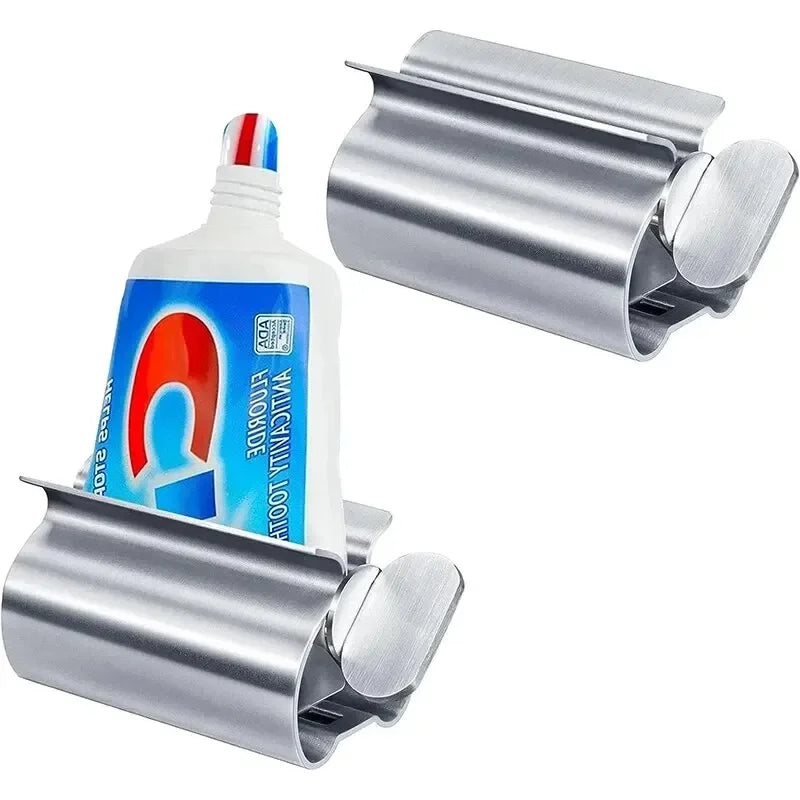 1pc Stainless Steel Wringer Roller Rotate Dispenser for Ointments Cosmetics Bathroom Accessories Toothpaste Squeezer Tube Roller Zpaxo