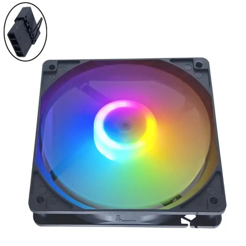 652F 4Pin Quiet Case Cooling Fan LED Lighting Optimized Design Zpaxo