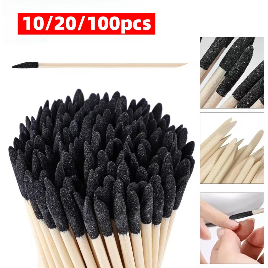 10-100PCS Fine Detailing Sanding Sticks Matchstick Twigs Durable Sanding Tools for Plastic Models,Wood Polishing & Hobby DIY Zpaxo