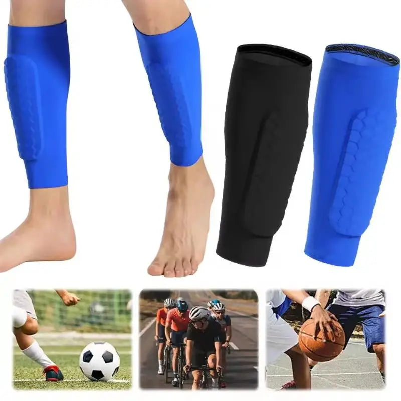 Shin Splints Soccer Sleeve Honeycomb Padding Ski Leggings Calf Zpaxo