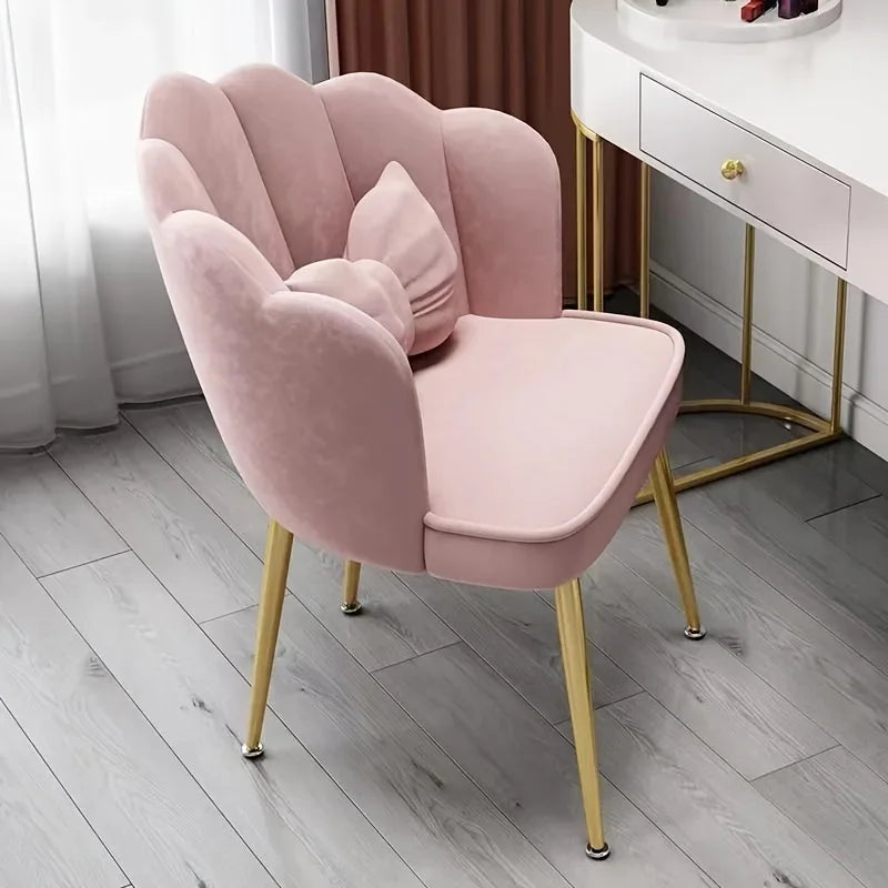 Dining Chairchairs Furniture Chairs Velvet Kitchen Chair Makeup Bow