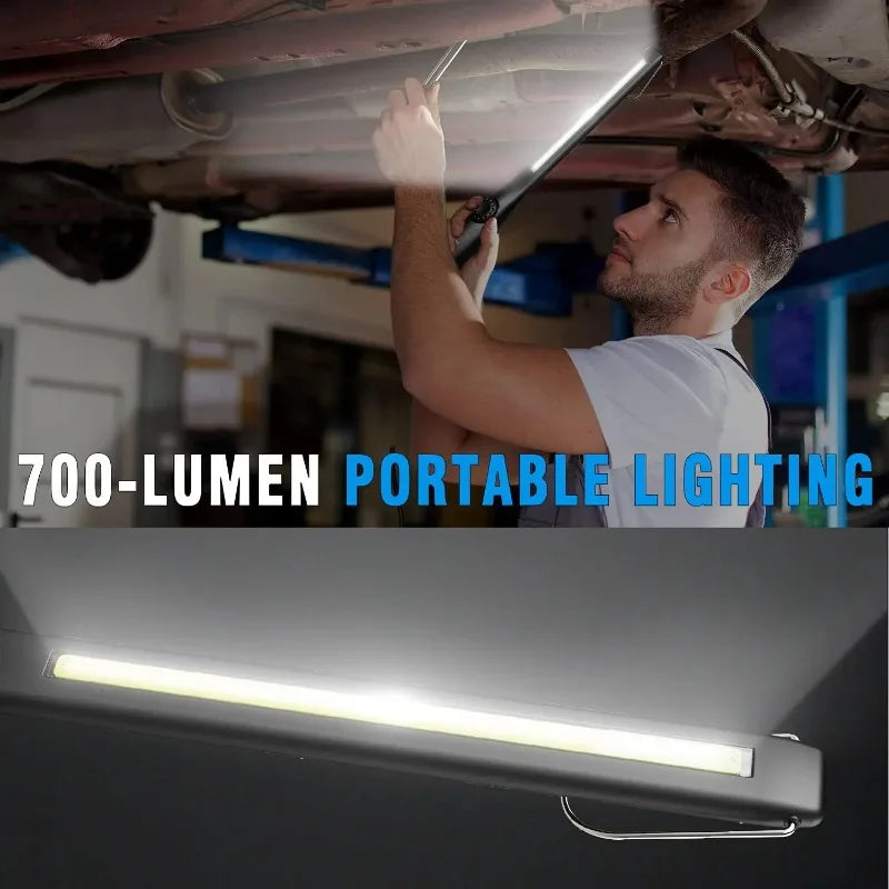 COB LED Work Light – Rechargeable Magnetic Portable Lamp 700lm