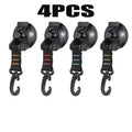 2/4Pcs RV Suction Hooks Bathroom Suction Cup Hook Car Tent Suction Cup Buckles Side Awning Anchor Hooks Durable Secure Fasteners Zpaxo 4PCS-mix