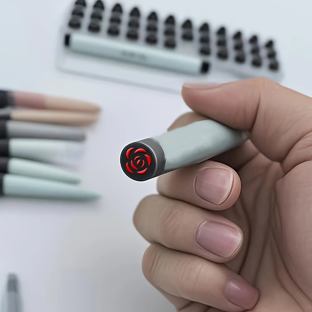 48PCS Nail Art Stamp Pen Set, Nail Graffiti Nail Art Dotting Tools with Simple Design, Nail Stamp Pen Nail Art Tools Zpaxo
