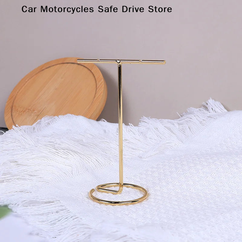 Metal Jewelry Bracelet Storage Display Chain Watch T-bar Rack
