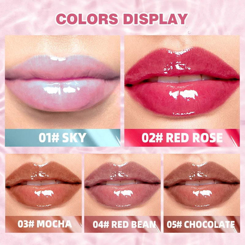 Mirror Water Gloss Lip Moisturizing Non Greasy Long Lasting Natural