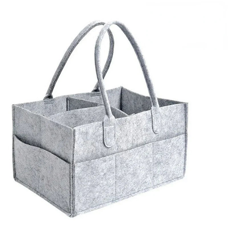 Children's Felt Diaper Storage Bag Baby Miscellaneous Toys Diapers Large Capacity Felt Diaper Bag Zpaxo