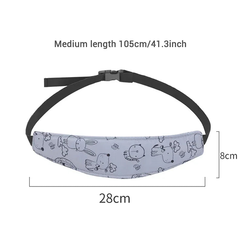 Baby Head Fixing Belt Car Seat Support Child Stroller Fastening