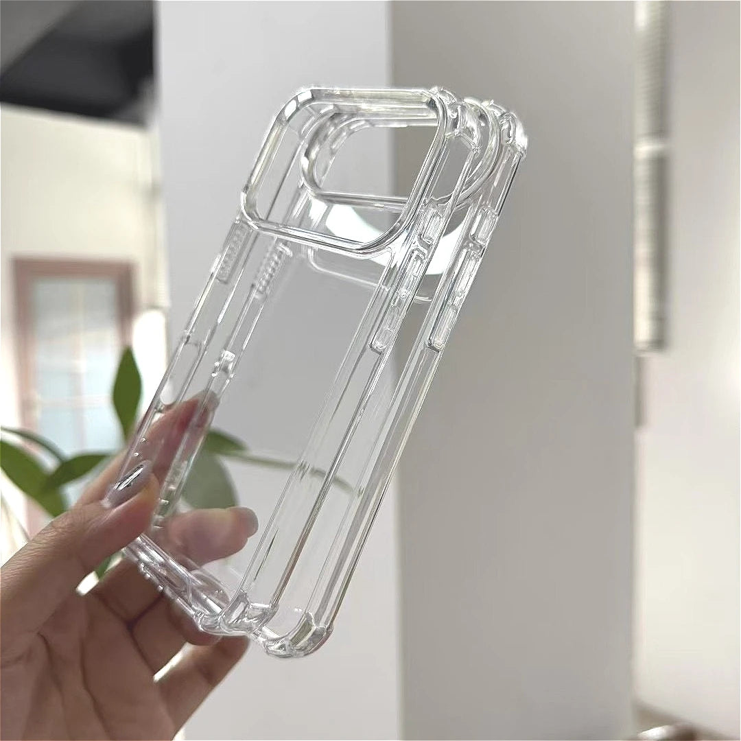 Suitable Apple 17 Max Four Corner Anti Drop Transparent Protective