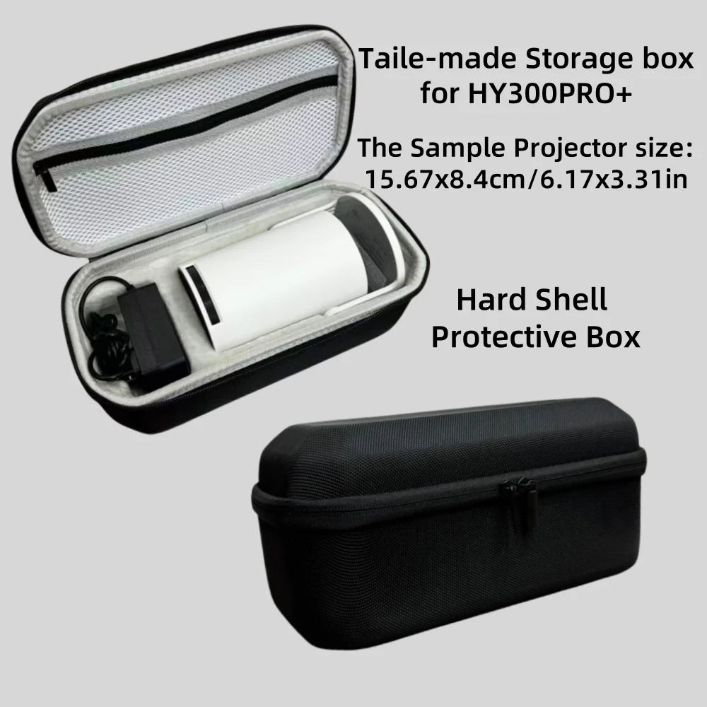 New Hard Shell Protective Case Storage Box For Magcubic HY300PRO+ Projector Old Handle Protection Box Travel Bag For HY300 Zpaxo