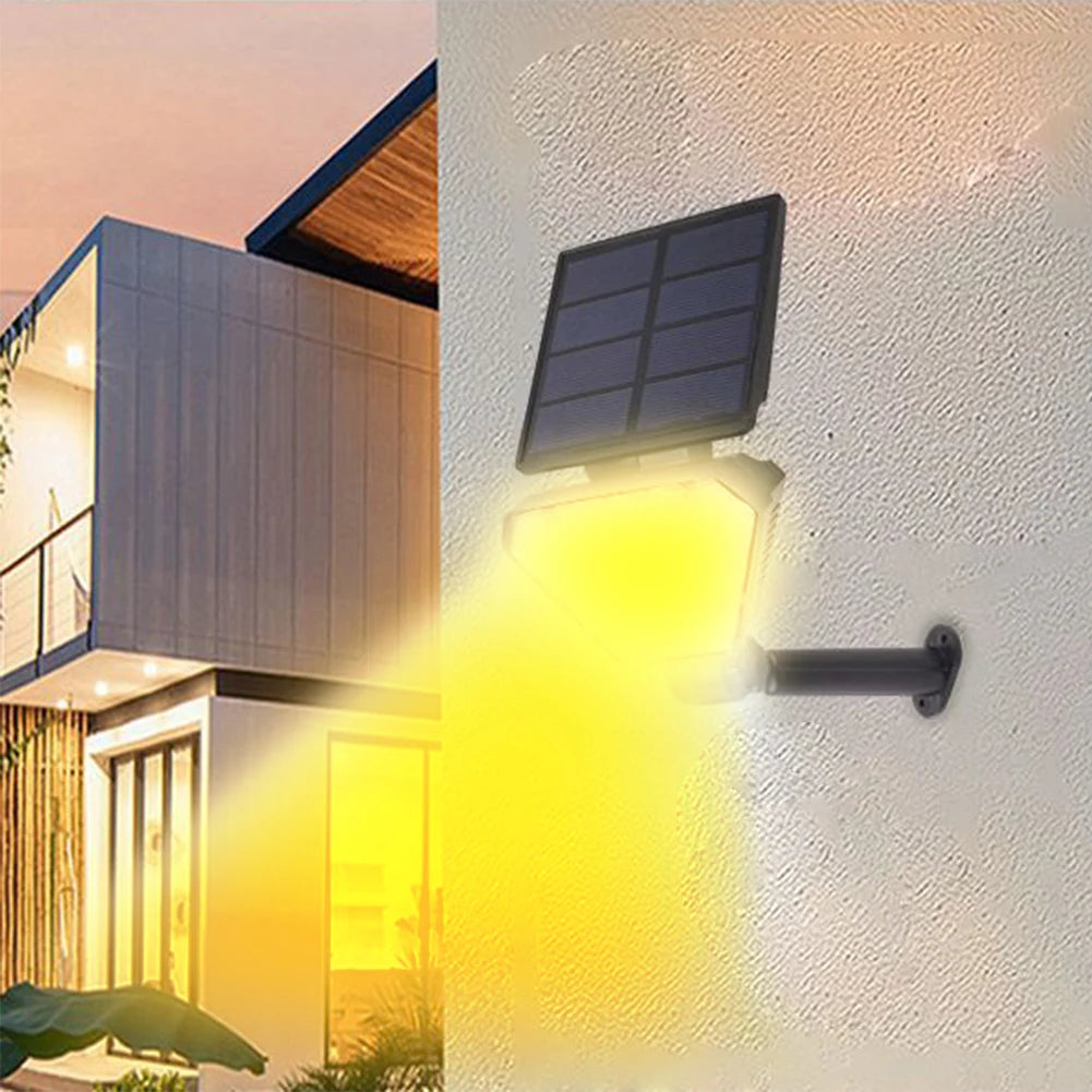 LED Ground Light Bright Solar Atmosphere 2 Lighting Modes Easy