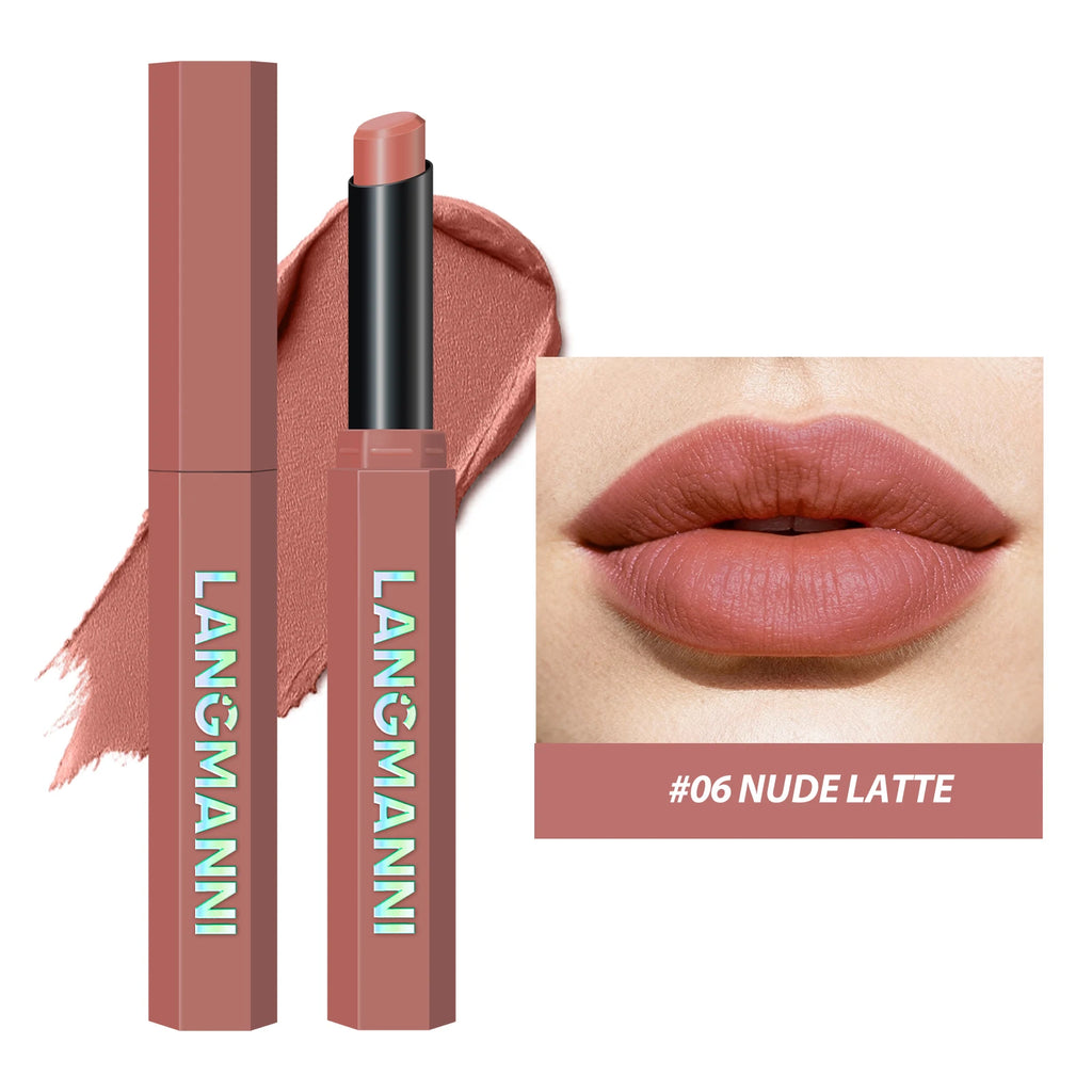 Velvet Matte Lip Gloss Waterproof Non-stick Cups Long-lasting Natural