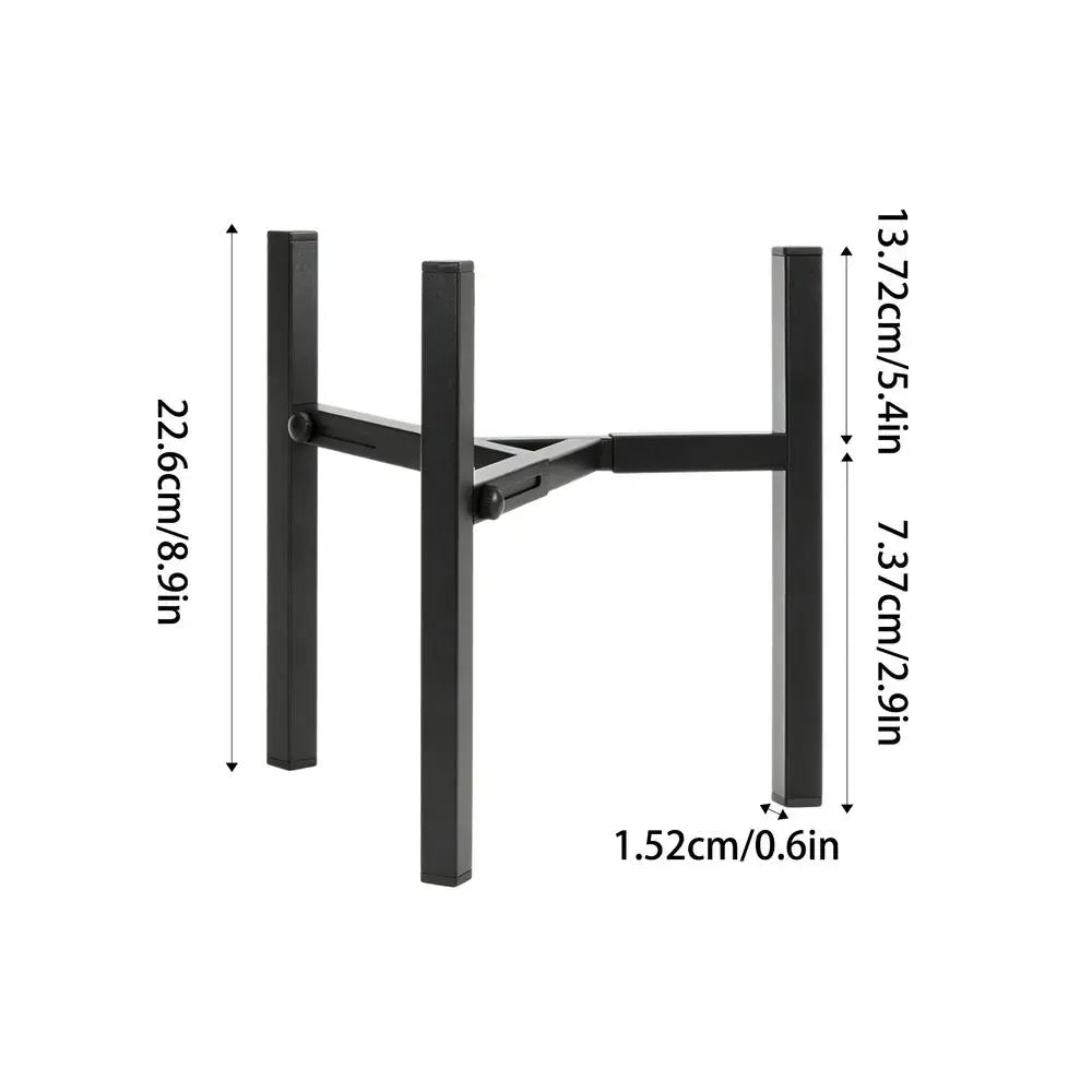 Adjustable Plant Stand Indoor Metal Triangular Holder Waterproof