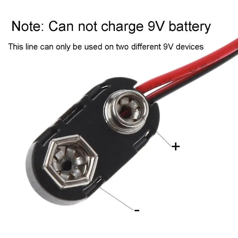 1 C USB 9V Power Cable Dual 6F22 Battery Supply LED Radio Zpaxo