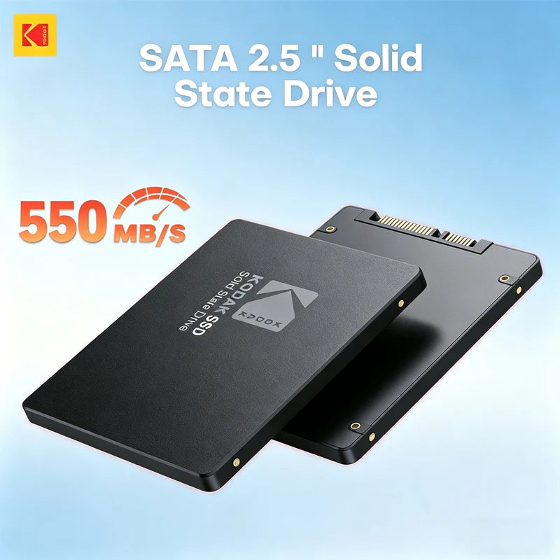 Kodak X120 Pro 2.5" SATA III Internal Solid State Drive SSD 1TB 512GB 256GB 128GB for Laptop Computer PC Zpaxo 128 GB