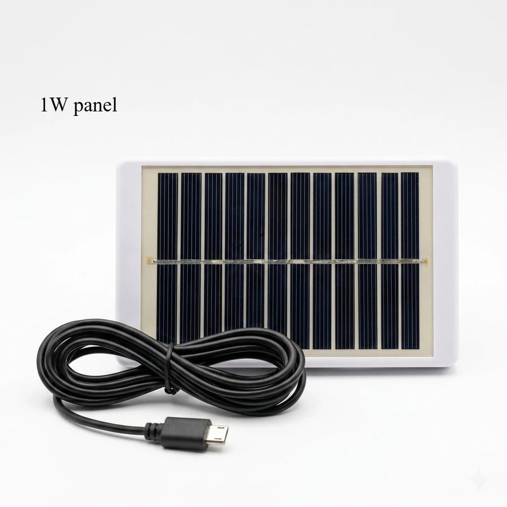 Solar Light Panel USB Charged Hanging Emergency Sunlight Powered Lamp Zpaxo Single solar panel