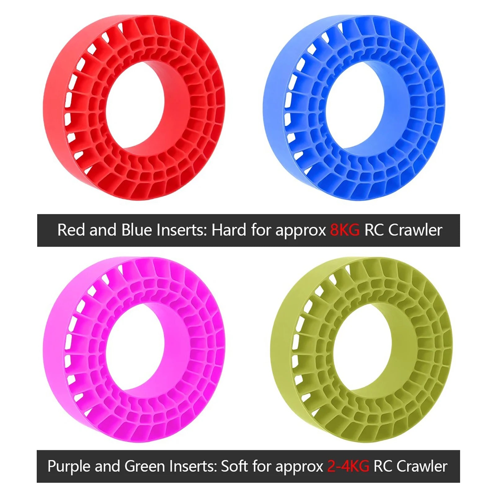 Waterproof Silicone Rubber Tires Inserts Foam Fit 110- 1 9 Wheel 10