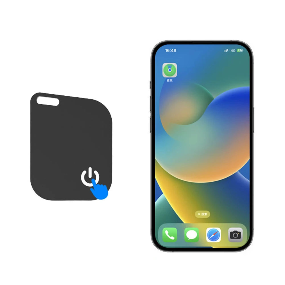 Wireless Charging Ultra Slim Tracking Card Waterproof Works Find My Zpaxo