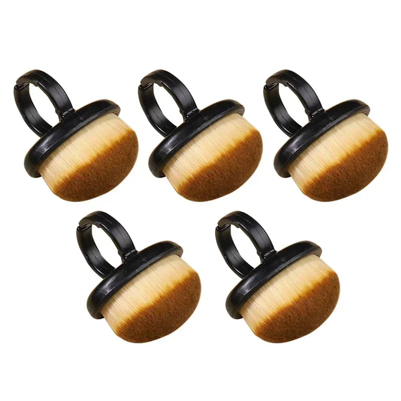 1/3/5/9pcs Nails Art Dust Cleaning Brush Professional Nail Dust Brush Remove Gel Polish Powder Makeup Brushes Manicure Tools Zpaxo Black-5pcs