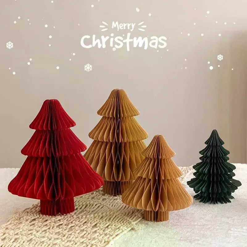 3D Honeycomb Paper Christmas Ornament Ball – Foldable Hanging Christmas Ornament Zpaxo