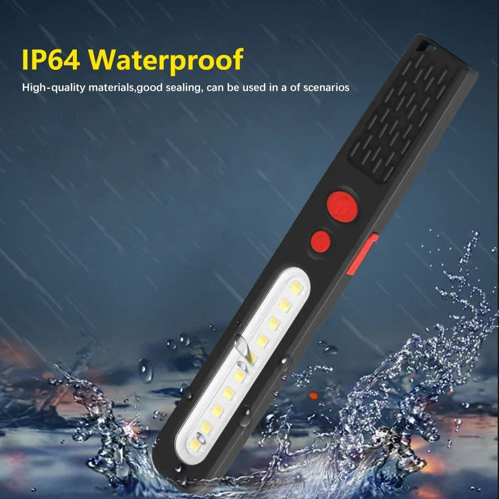 POCKETMAN COB LED Work Light – Magnetic USB Rechargeable Torch