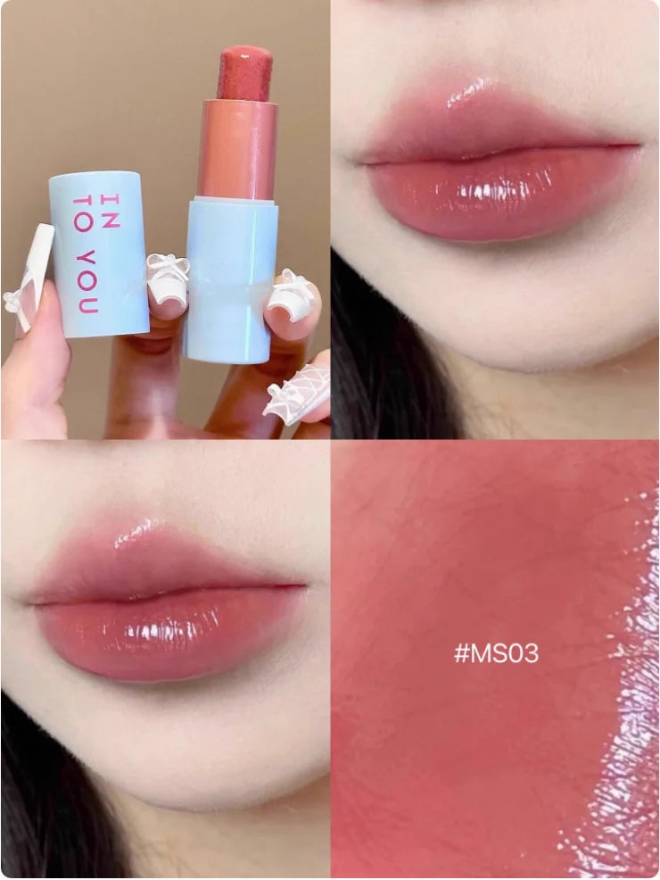Into You Multi-Purpose Stick Lipstick Blush And Eyeshadow, Light And Watery Makeup Cosmetics Zpaxo MS03