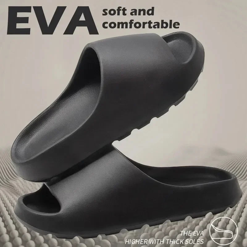 Summer Fashion Soft Bottom Beach Men Slippers Women's Sandals EVA