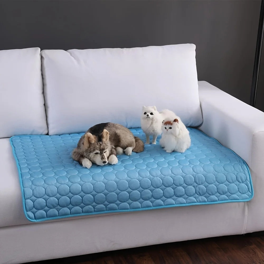 Dog Cooling Mat Summer Pet Cold Bed Extra Large Small Big Dogs Zpaxo