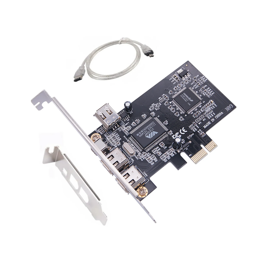 PCI-e 1X External IEEE 1394 4 Ports 3 X 6Pin 1 4Pin Firewire Card