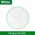 15W Wireless Fast Charging Pad – iPhone & Samsung Compatible Wireless Charging Pad Zpaxo White