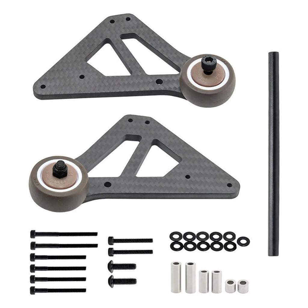 1 7 RC Car Carbon Fiber Metal Wheelie Bar Upgrade Parts Arrma Mojave
