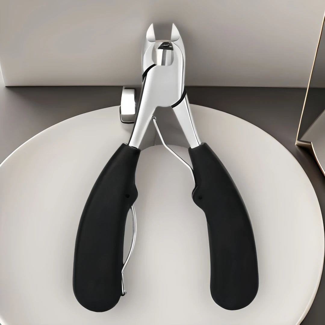 exquisite Large nail clipper, elbow, thick and hard toenails, large opening, pointed mouth, nail groove, and trimming pliers set Zpaxo