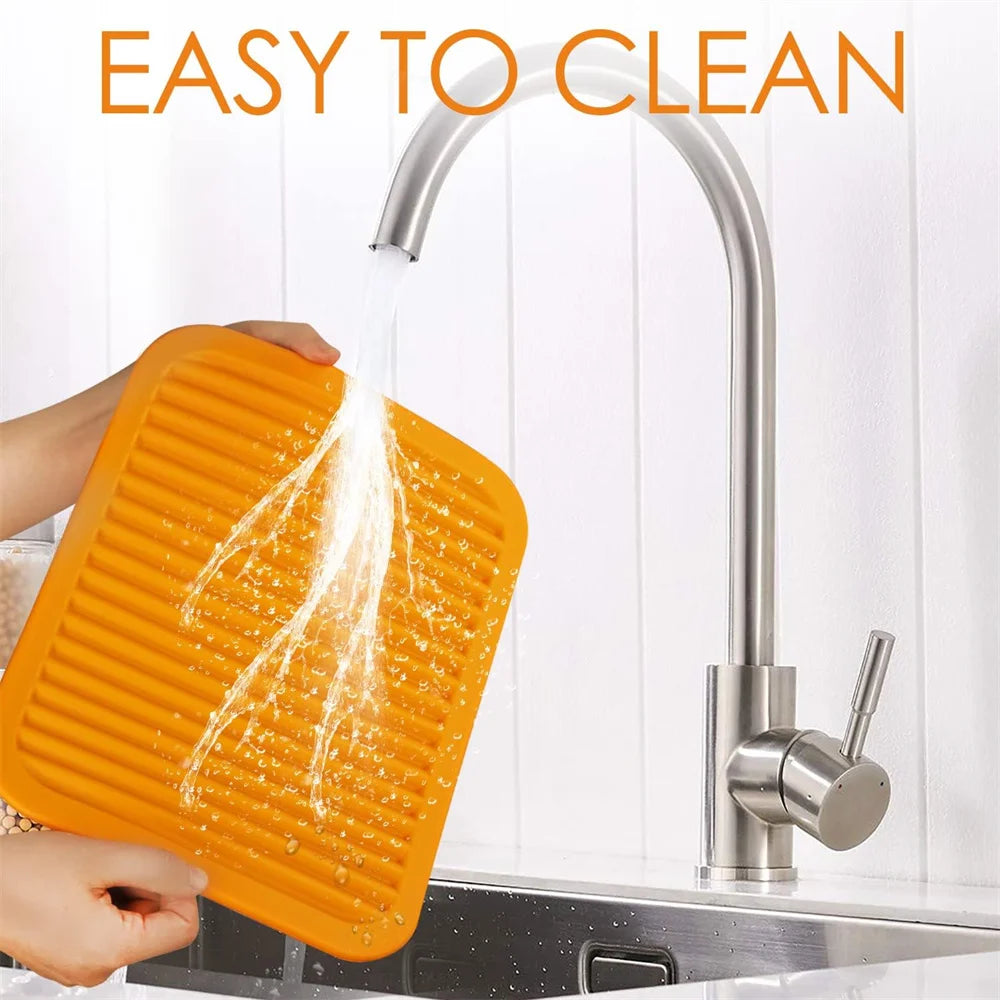 Silicone Trivets for Hot Dishes, Pots, Pans,Heat-Resistant Pot Holders for Kitchen Countertop Mats - Silicone Trivet Mat Zpaxo