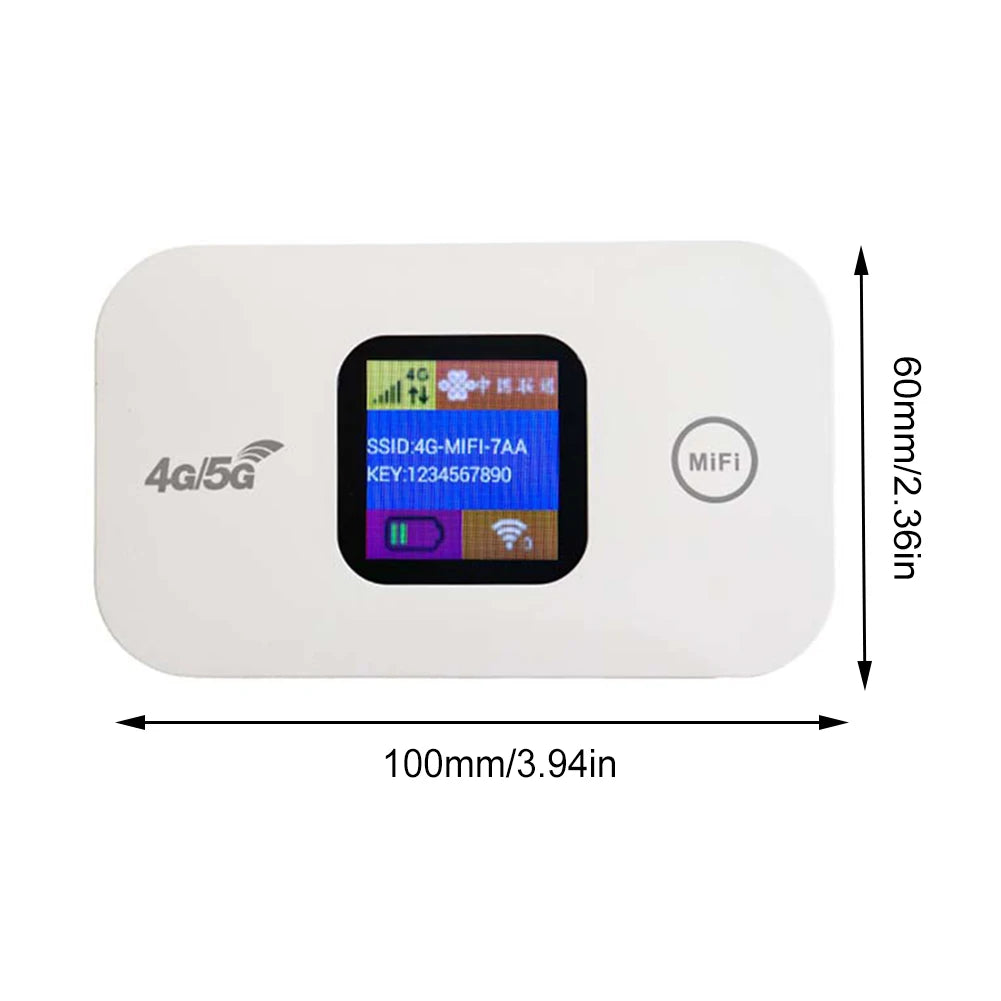 LTE Portable Router 150Mbps Mini Outdoor Hotspot Sim Card Slot Zpaxo