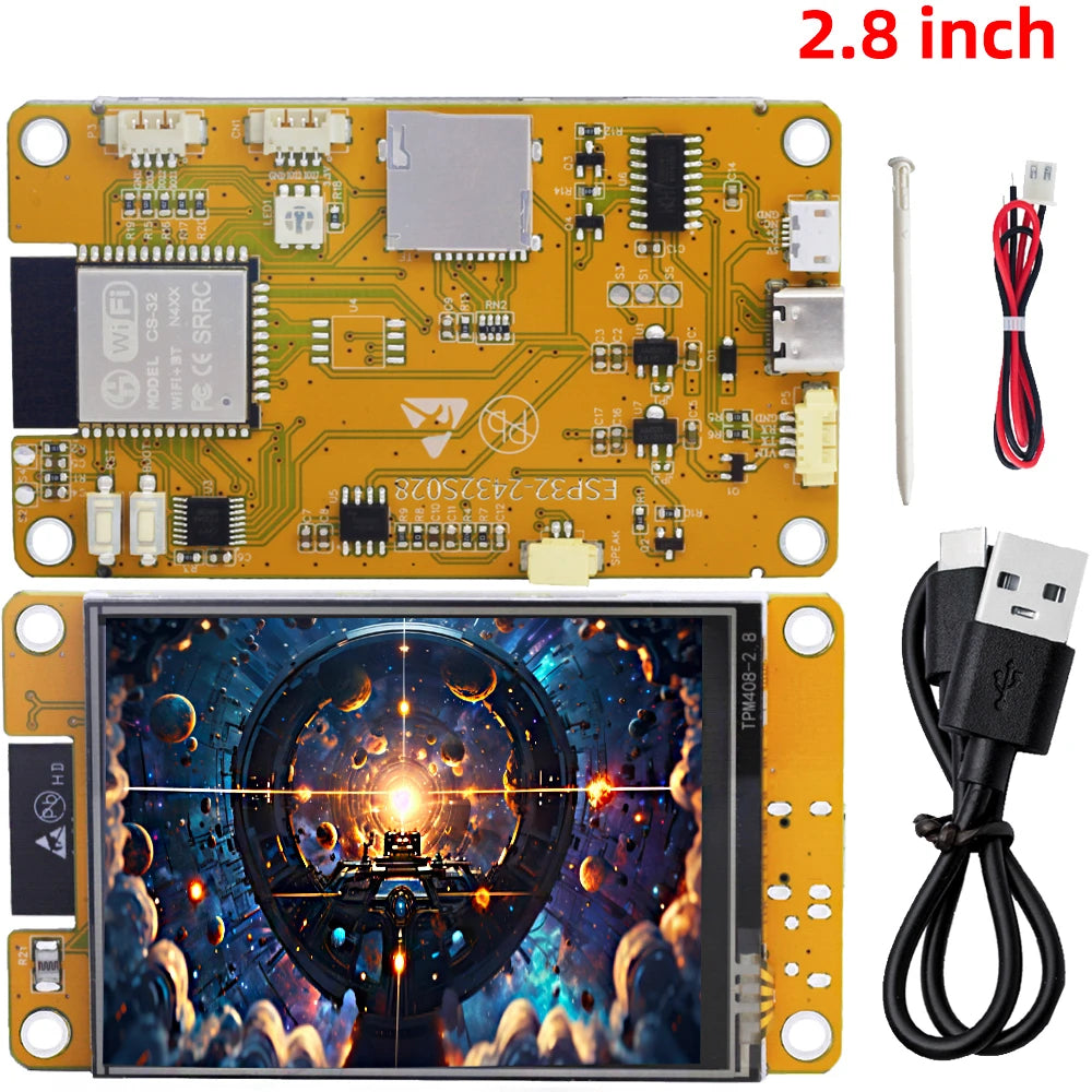 2.4/2.8/3.5 inch TFT with ESP32 TYPE-C WIFI Bluetooth Development Board Screen ST7789 ST7796U With touch for arduino Zpaxo