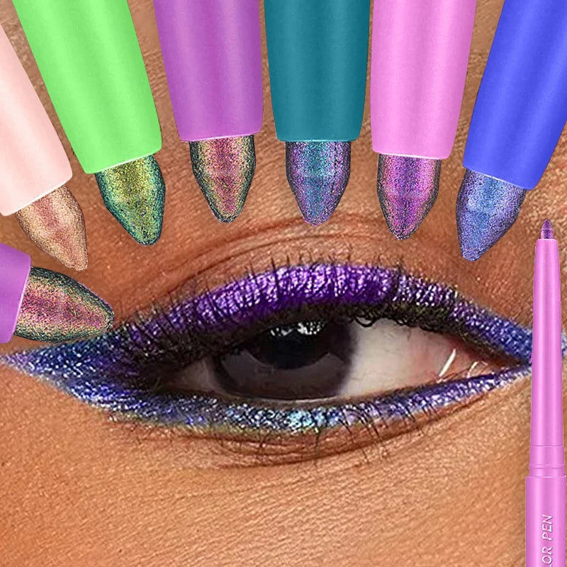 Color-changing Eyeshadow Stick Multi Chrome Eyeliner Waterproof Long