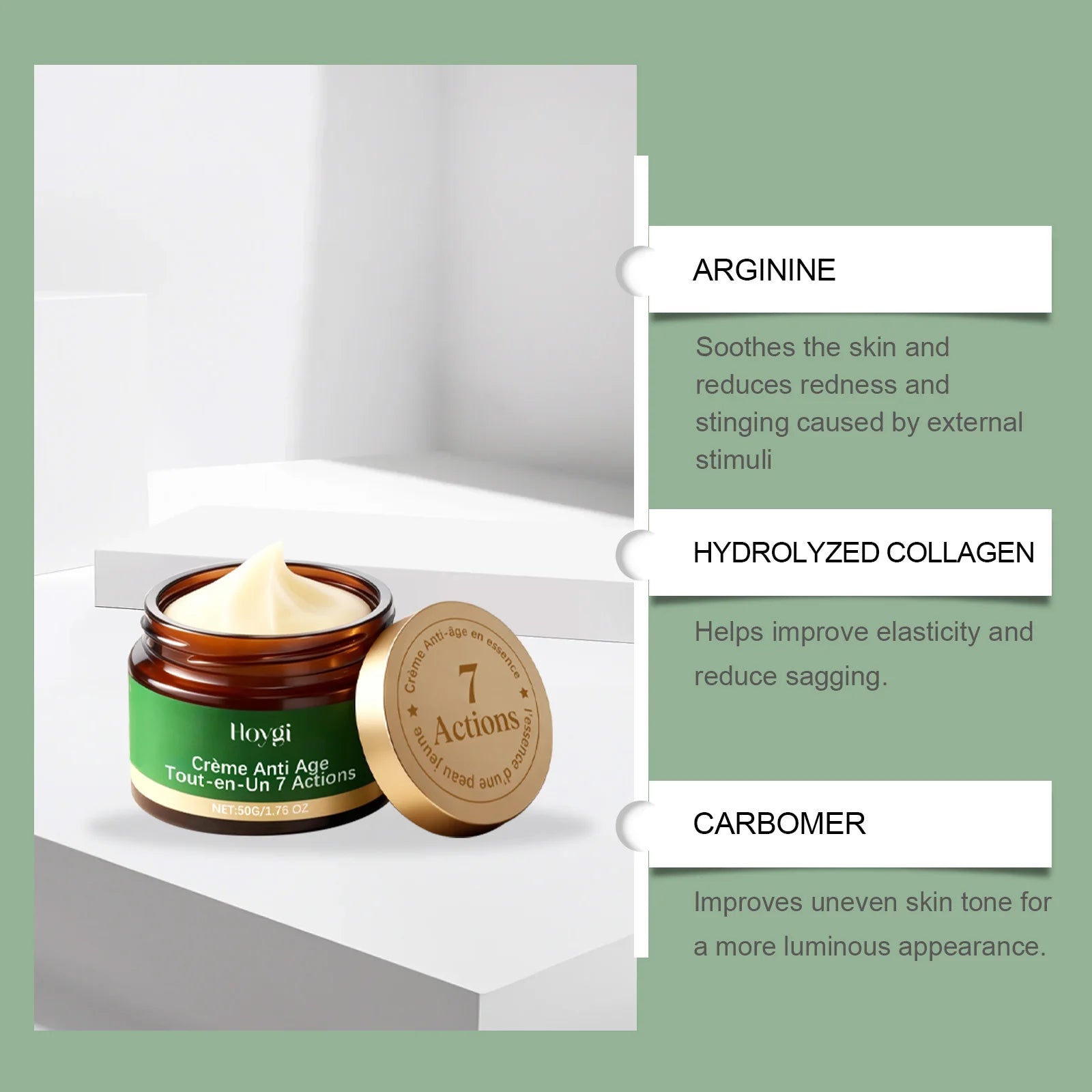 Hoygi 7-in-1 Anti-Aging Face Cream – Firm, Brighten & Hydrate Anti-Aging Face Cream Zpaxo