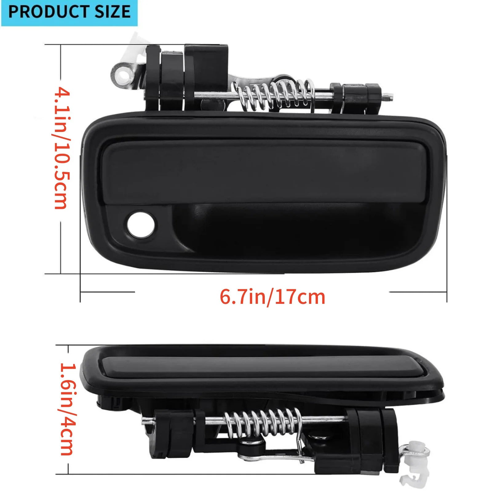 Front Left Right Outside Exterior Door Handle 69220-35020 Replacement