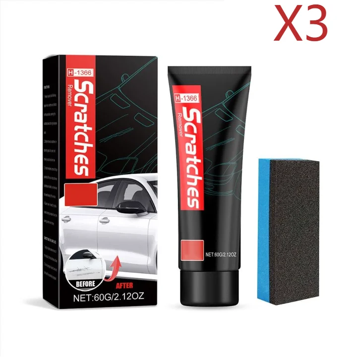 Car Scratch Remover Paste – Fix Scratches & Restore Paint Shine Car Scratch Remover Zpaxo 3sets