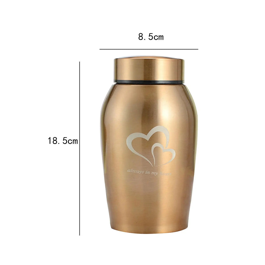 Pet Urns Burial Casket Keepsake Case Memory Cremation Memorial Urn for Dogs Ashes Small Animal Cats Ashes Keeping Precious Zpaxo