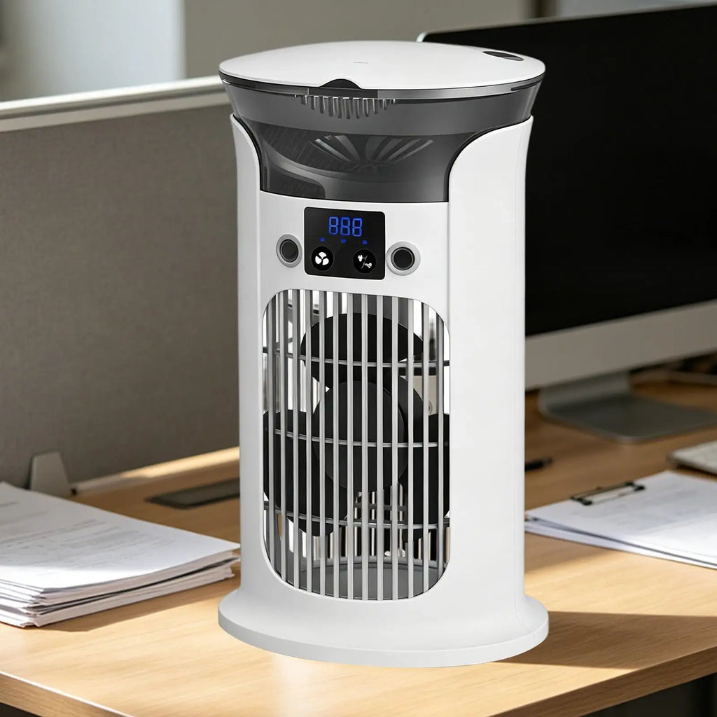 Fans That Blow Cold Air Adjustable Cooling Portable Cooler Standing Desk Fan For Home Living Room Indoor Bedside Office Kitchen Zpaxo