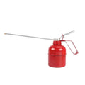 Metal Pump Structure Manual Oil Can Transparent Storage Extended Long Zpaxo Red