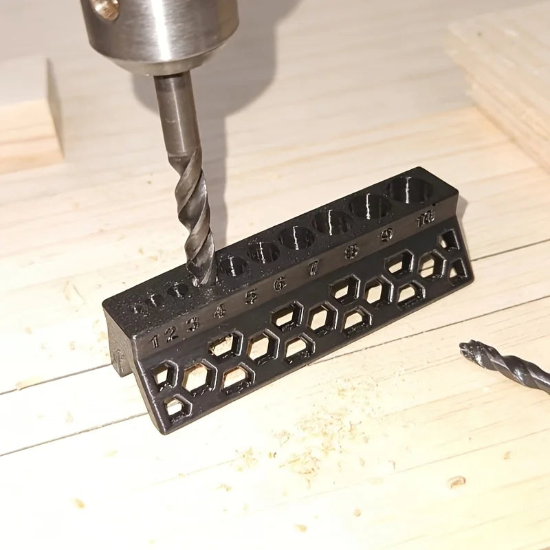 Ten Hole Drilling Guide Firmly Fixed PVC Pipe Non-slip Precise Drill