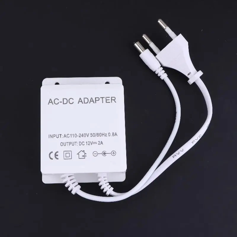 DC 12V 2A Waterproof EU Plug Power Adapter for CCTV & NVR