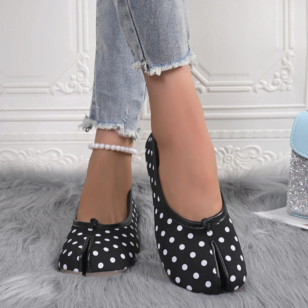 Trend Women Ballet Flats 2025 New Casual Walking Loafers Comfortable Outdoor Flat Sneakers Ladies Slip-on Mary Jane Shoes Women Zpaxo