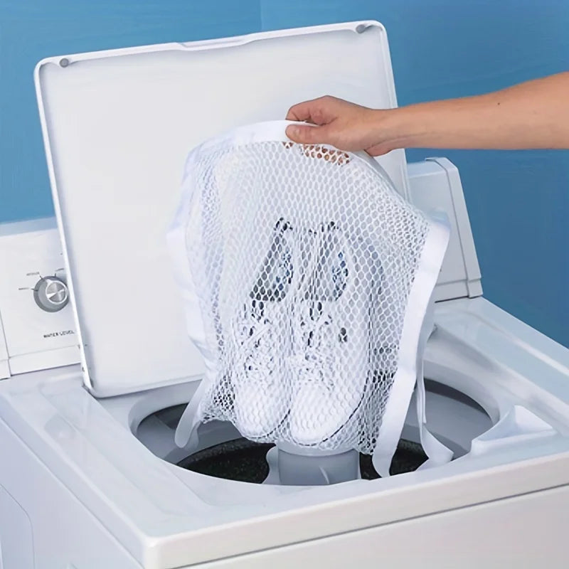 Shoe Washing Hanging Bag Household Anti-deformation Washing Bags Home Using Protects Shoes Mesh Bag Laundry Storage Organization Zpaxo