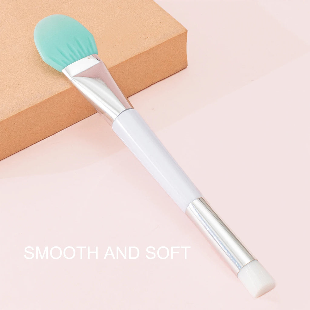 Soft silicone double-headed facial mask brush smearing facial mask brush mud mask special brush Zpaxo 01