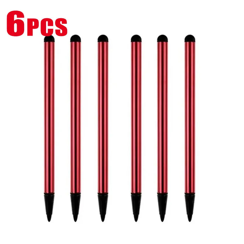 Universal Dual-Tip Stylus Pen for Tablets & Phones – 1–6 Pack