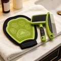 Dog Grooming Brush Set Dematting Comb Dog Brush And Comb Set For Removing Knots Cats Kitten Detangling Puppy Bath Shower Zpaxo China Mainland